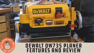 Dewalt DW735 Planer Features and Review [upl. by Viquelia]