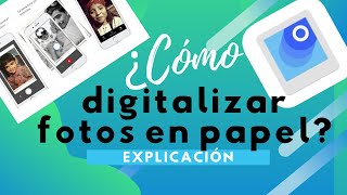 Cómo digitalizar tus fotos impresas en papel [upl. by Kcirredal295]