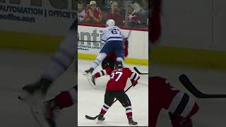 Pacioretty NAILS Jack Hughes with an Open Ice Hit nhl leafs hockey devils [upl. by Hurlow]