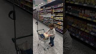 morrisons grocery shopping with my toddler 👶🛒🛍️ toddleractivites mumlife [upl. by Leon]