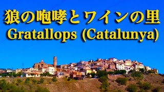 狼の咆哮と有名ワインの里グラタリョップス・スペイン Gratallops TarragonaSpain [upl. by Houston611]