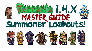 Best Terraria Summoner Loadout Guide 14x Master Mode PreHardmode amp Hardmode Progression [upl. by Anirac]