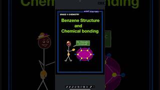 Benzene Structure and chemical bondingneetiitchemistry learncbseindia dubai chem reels [upl. by Patt]