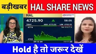 HAL SHARE  HAL SHARE LATEST NEWS TODAY  HAL PRICE ANALYSIS  halsharelatestnews [upl. by Gershom]