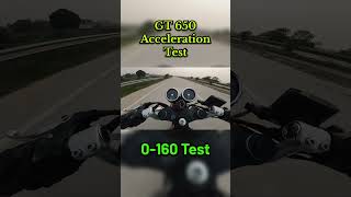 Continental GT 650 0160 Test bike ride gt650 royalenfield shorts youtubeshorts acceleration [upl. by Adnih690]