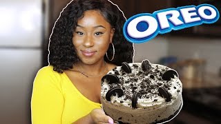 HOW TO MAKE A NO BAKE OREO CHEESECAKE RECIPE [upl. by Darell]