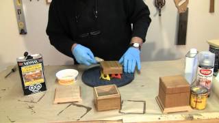 Finishing a One Piece Box  A woodworkwebcom woodworking video [upl. by Ynnaj287]