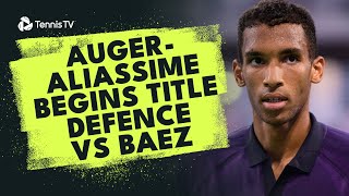 AugerAliassime Begins Basel Title Defence vs Baez 💪  Basel 2024 Highlights [upl. by Kilgore]