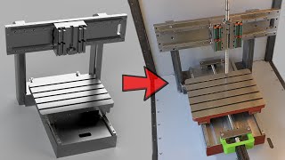 300 kg Steel CNC Machine  Work In Progress [upl. by Filberto]