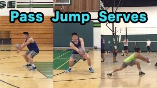 Passing Jump Serves  How to PASS a Volleyball Tutorial [upl. by Keriann]