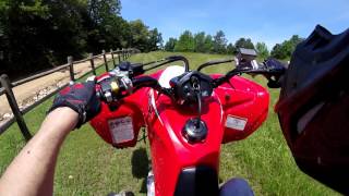 Trx 400x Honda first ride [upl. by Lamdin]