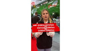 Wo ist denn nun das größte Güllefass  Agritechnica mit Anouk 41 [upl. by Nosidda]