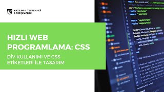 Hızlı Web Programlama Div Kullanımı Ve CSS İle Tasarım [upl. by Almita]