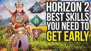 Horizon Forbidden West Best Skills You Need To Get Early Horizon Forbidden West Tips And Tricks [upl. by Olinde892]