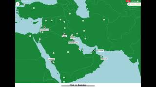 WR Seterra Mobile App  The Middle East Cities in 028 [upl. by Jamnes]