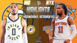 Indiana Pacers vs New York Knicks QRT 3 Highlights  October 25 2024  202425 NBA Season [upl. by Raphael]