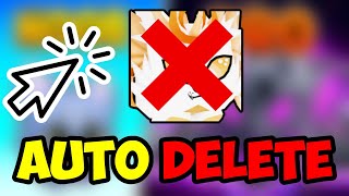 How To Auto Delete❌Pets in Pet World ✨ Roblox [upl. by Gurolinick846]