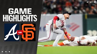 Braves vs Giants Game Highlights 81324  MLB Highlights [upl. by Oile]