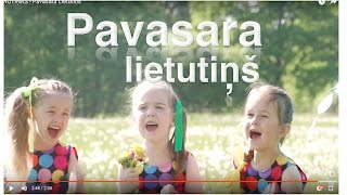 NOTIŅAS  Pavasara Lietutiņš [upl. by Jenny]