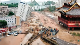 7 Minutes Ago In China Dongting Lake Embankment Collapsed Cities And Villages In Hunan Under Water [upl. by Airotahs549]