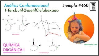 Análisis conformacional y configuracional del Cistrans 1Tercbutil2metilciclohexano 460 [upl. by Yolanda]