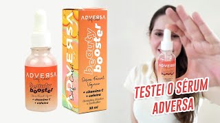 Testei o Sérum Facial Vegano da Adversa  Beauty Booster [upl. by Umont687]