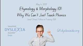 Etymology amp Morphology 101 Why We Can’t Just Teach Phonics [upl. by Hadley493]