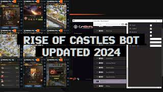 Rise of Castles Farm Bot UPDATED for 2024 [upl. by Ahsilahk368]