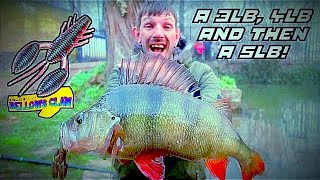 3LB 4LB Then A 5LB Best Lure Fishing For Flooded River Perch Video In The UK [upl. by Aneert]