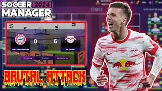 NEW TACTICS BRUTAL ATTACK SM24 RBLEIPZIG BIG TEAM DESTROYER 🥶 [upl. by Eugatnom52]