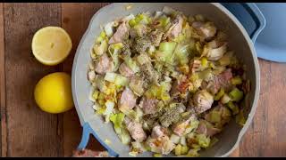 Pork with leeks recipe [upl. by Maridel]