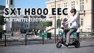 SXT H800 EEC  Trottinette électrique homologuée route [upl. by Elohc15]