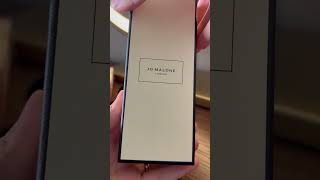 Unboxing Jo Malone perfume perfume perfumeunboxing jomalonelondon sephorahaul [upl. by Orvil]