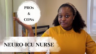 NEUROICU NURSE  PROS amp CONS  TIPS AND THINGS TO KNOW [upl. by Anim]