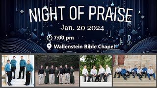 Night of Praise  New Heights Quartet The Gingrich Family Glory Road Singing Servants Quartet [upl. by Addis]