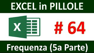 EP64 Come creare una lista unica dinamica con excel funzione FREQUENZA 5a parte [upl. by Aivun30]