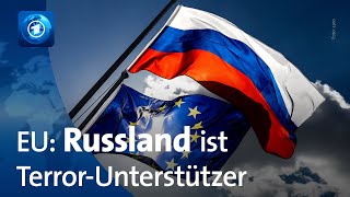 Europaparlament Russland als staatlicher TerrorismusUnterstützer verurteilt [upl. by Eanahc]