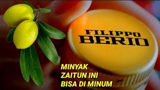 Review packaging Filippo Berio extra virgin olive oil yang asli yang bisa di minum [upl. by Eaj]