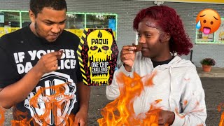 We Did The One Chip Challenge🔥🥵 NEVER AGAIN [upl. by Adnauq]