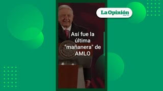 AMLO firma dos reformas constitucionales en su última mañanera  La Opinión [upl. by Gus]