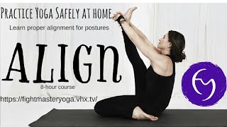 My 8hr Alignment Course is Now Available  Yoga  Fightmaster Yoga Videos [upl. by Ardine]