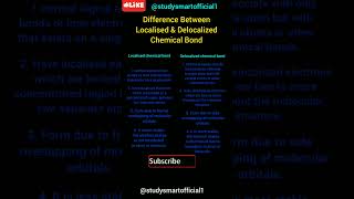 Difference Between Localized amp Delocalized chemicals Bond organicchemistryMSC 1st semester bsc [upl. by Lahsiv]