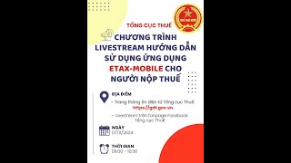 Hướng dẫn sử dụng ứng dụng Etaxmobile cho người nộp thuế [upl. by Lairea]