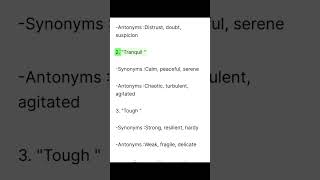 English antonyms and synonyms  English learning english shortvideo shorts short viralshort [upl. by Hux]