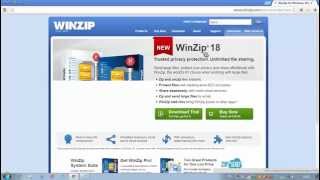 How To Use Winzip To Extract Files Tutorial [upl. by Raffo]