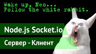 Nodejs Socketio  Основы работы Сервер  Клиент на примере терминального чата [upl. by Eduj]