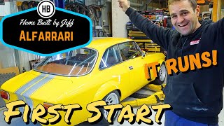 Its Alive  Ferrari engined Alfa 105 Alfarrari build part 195 [upl. by Eisinger93]