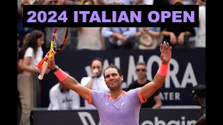 Inside the Italian Open 2024 Epic Matches amp Historic Moments [upl. by Yovonnda869]