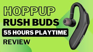 Hoppup Rusk Bluetooth Earbuds For Single Ear  Best Calling Bluetooth  Review In Hindi [upl. by Napoleon294]