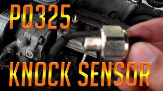 How to P0325 Knock sensor replacement Honda DIY [upl. by Turtle303]